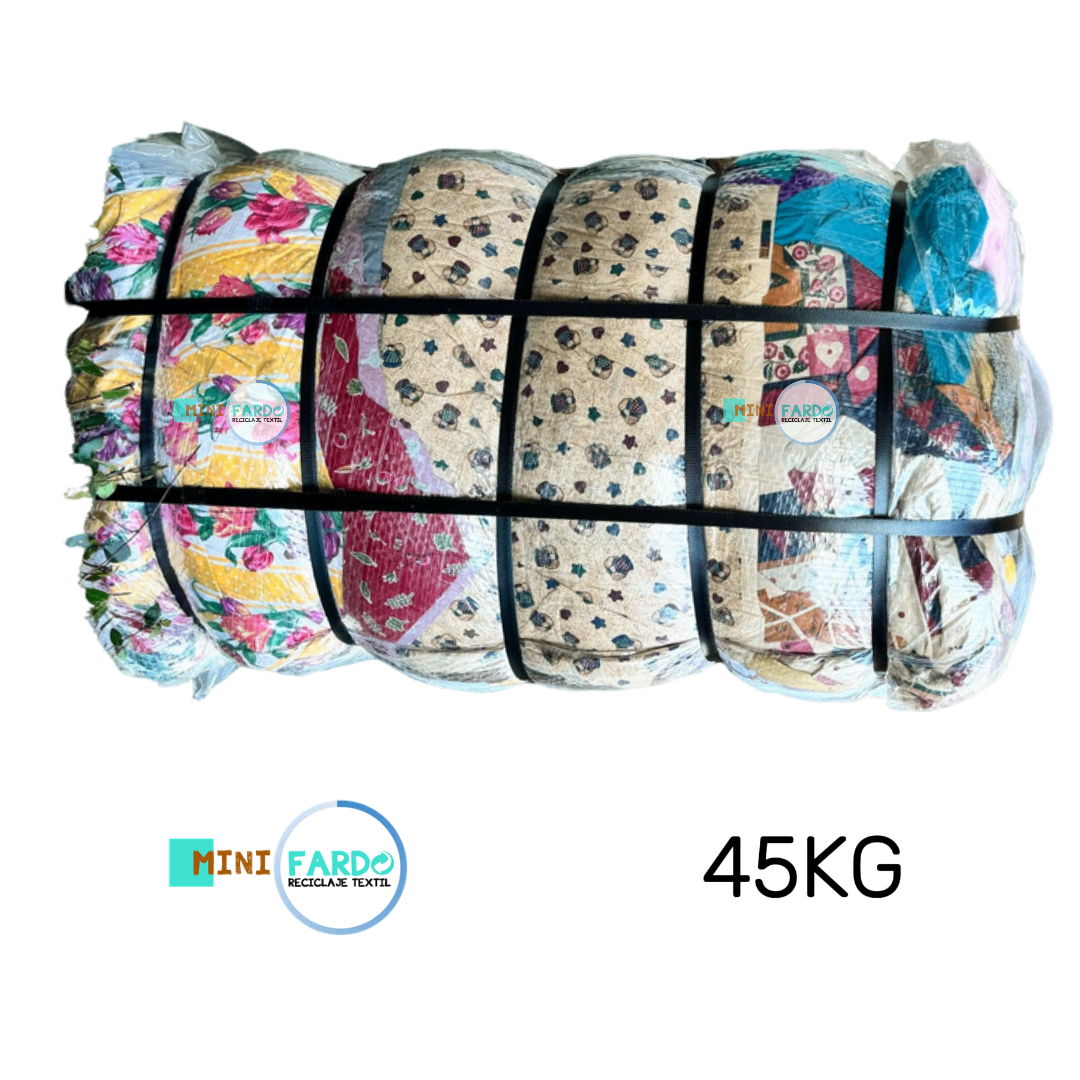Fardo Retazos de tela 45kg Americanos
