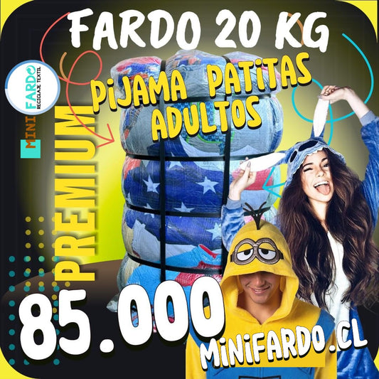 Fardo Pijamas con Patitas 20KG