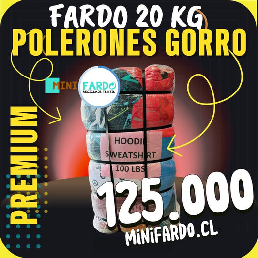 Fardo Polerones con Gorro 20KG
